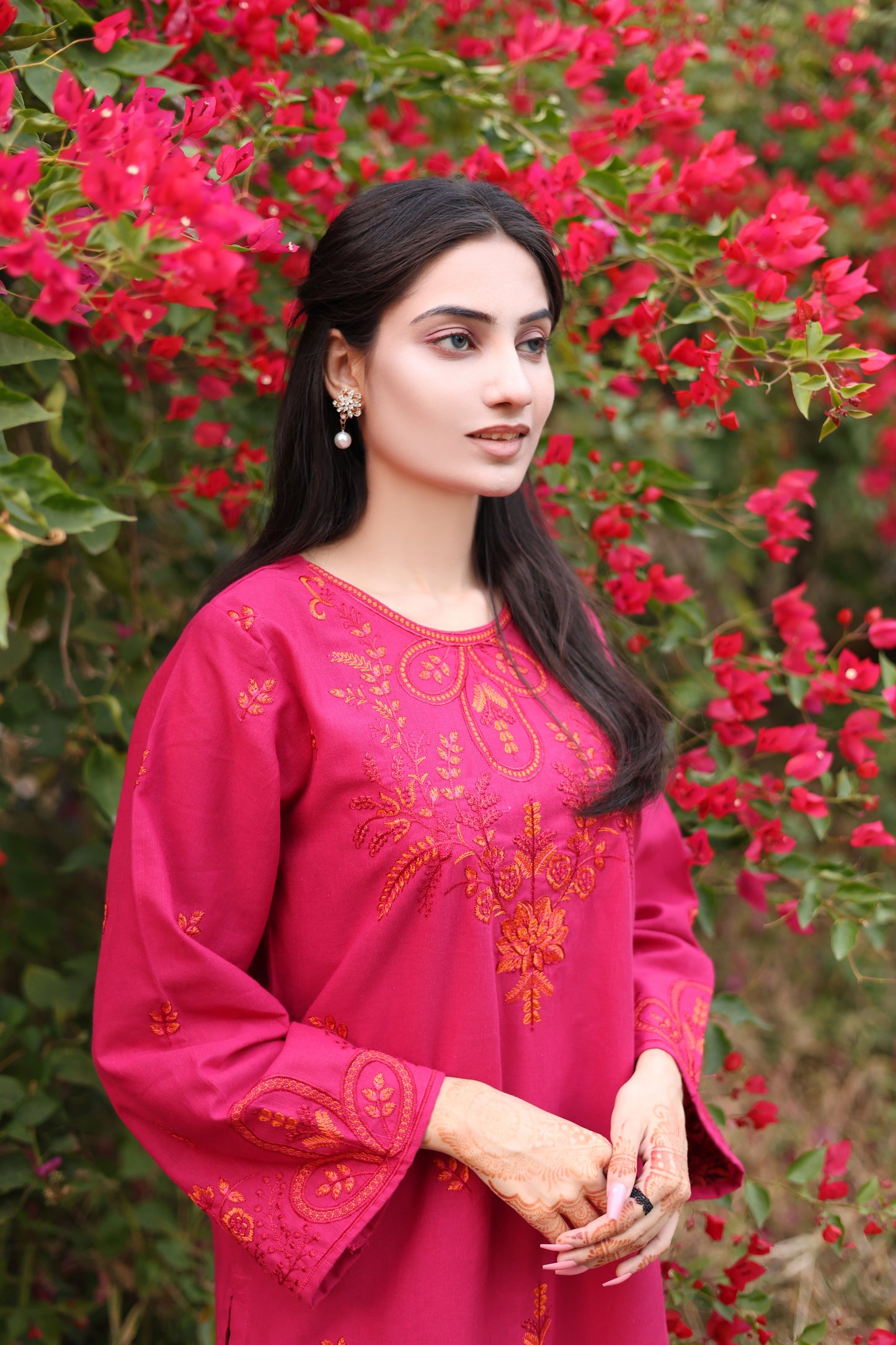 Sira- Khaddar Embroidered 2 Piece Dress