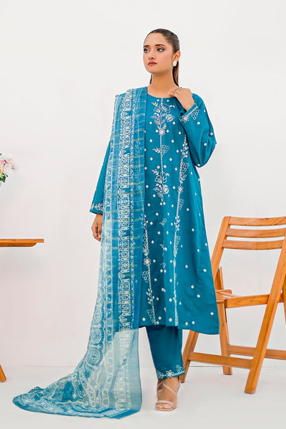 ANIKA Cotton Embroidered Dress