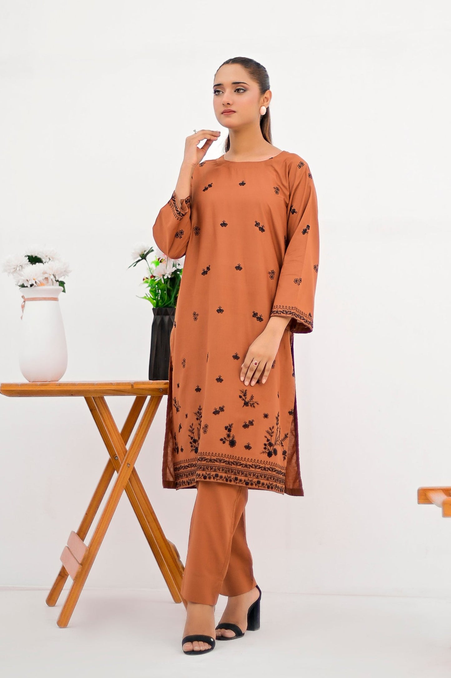 GRACE Lawn Embroidered Dress