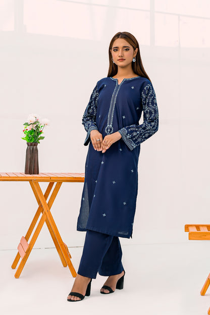 ELARA Lawn Embroidered Dress