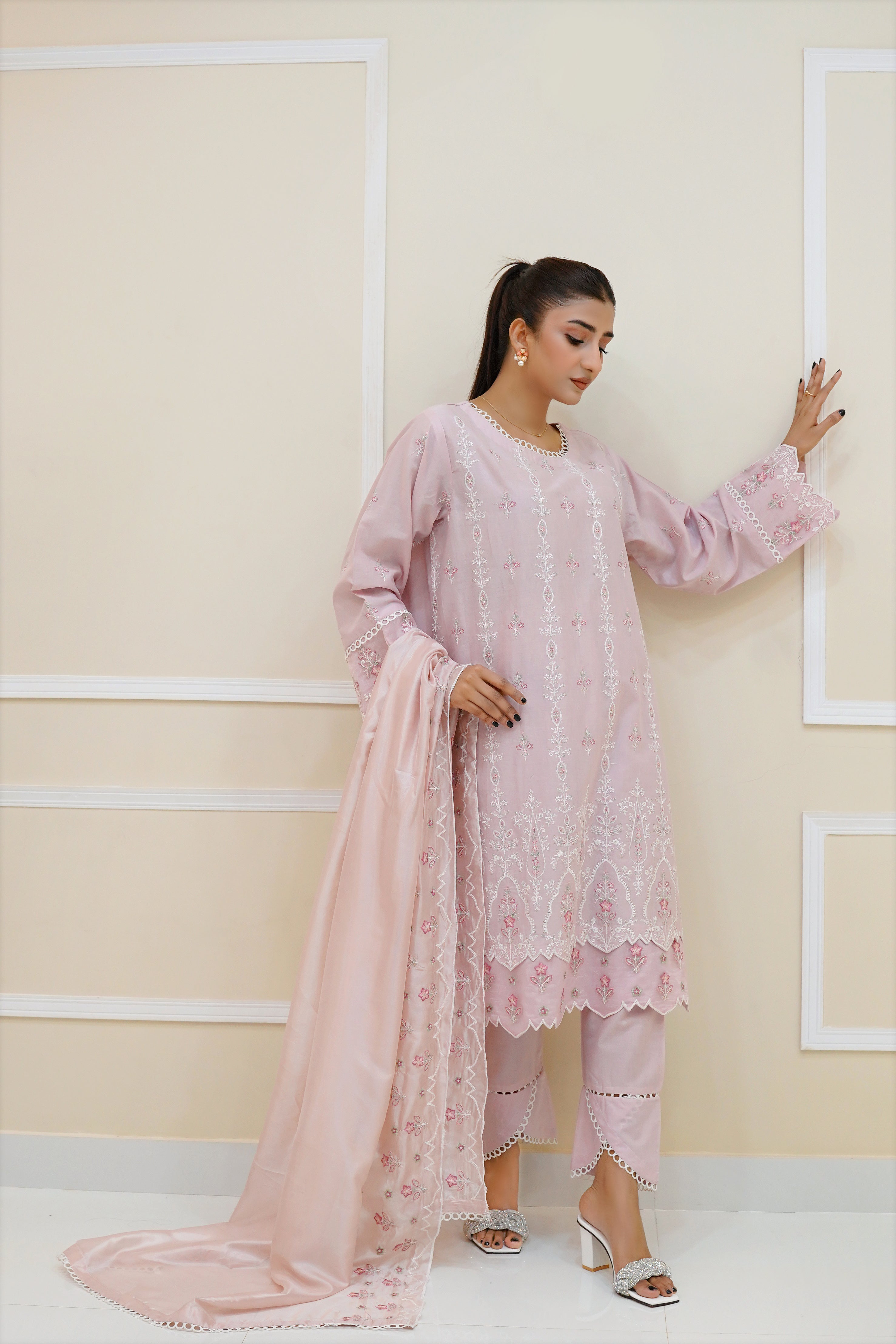 ISRA- Embroidered Lawn 3PC Dress