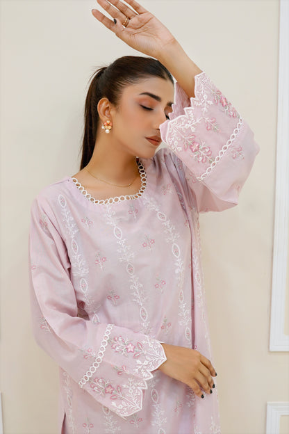 ISRA- Embroidered Lawn 3PC Dress Mak Fashion