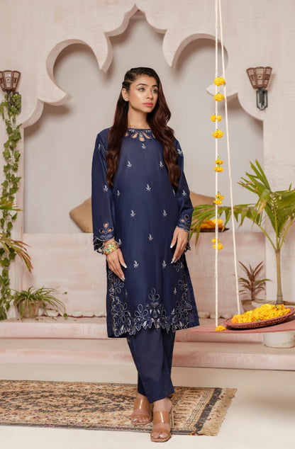 CITRON - 2PC Embroidered Lawn Dress Mak Fashion