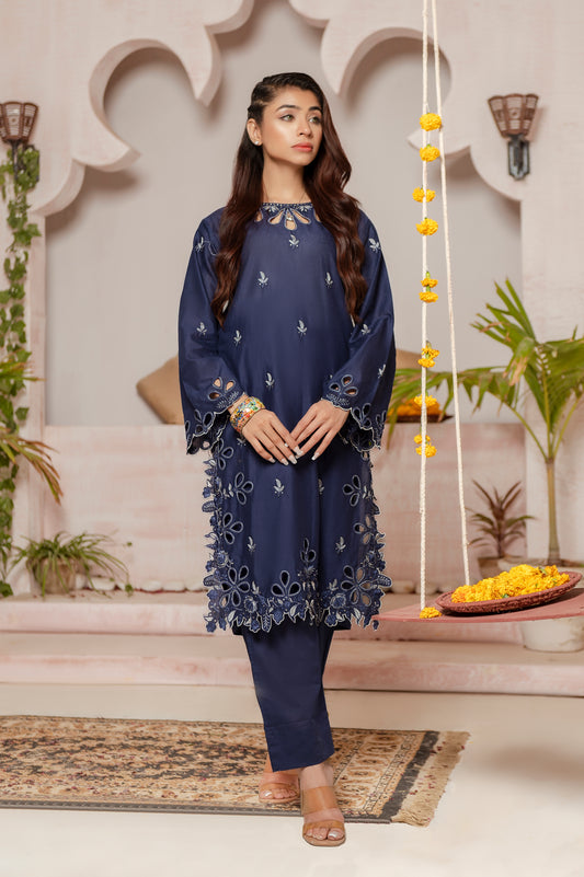 CITRON - 2PC Embroidered Lawn Dress Mak Fashion