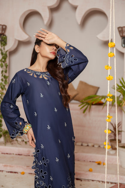 CITRON - 2PC Embroidered Lawn Dress Mak Fashion