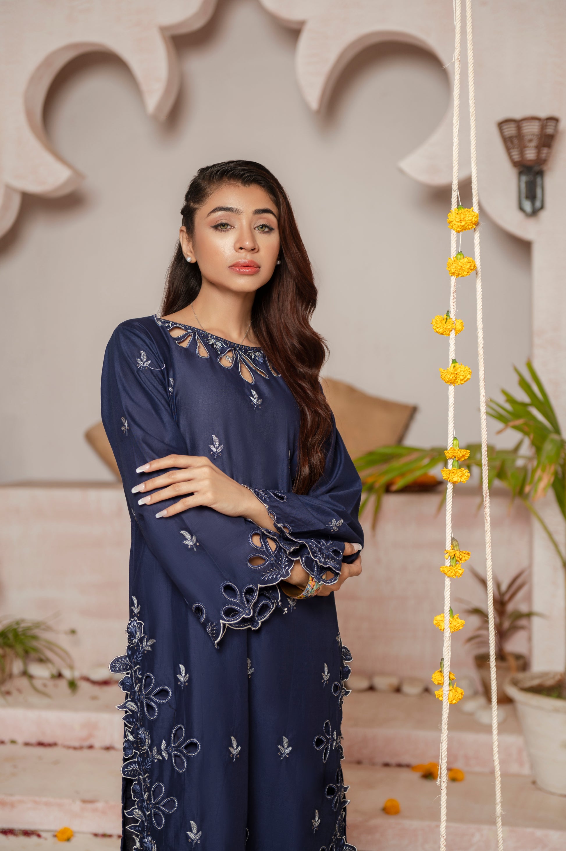 CITRON - 2PC Embroidered Lawn Dress Mak Fashion