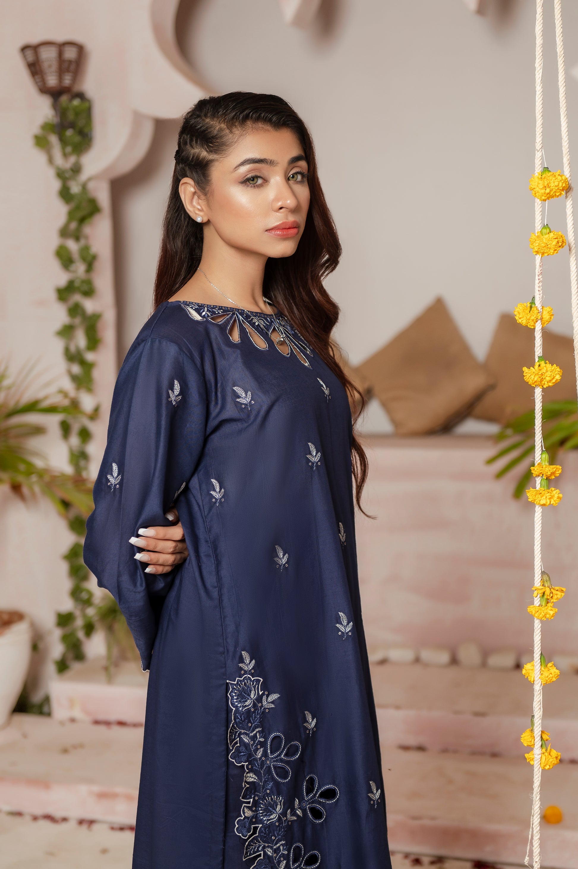 CITRON - 2PC Embroidered Lawn Dress Mak Fashion