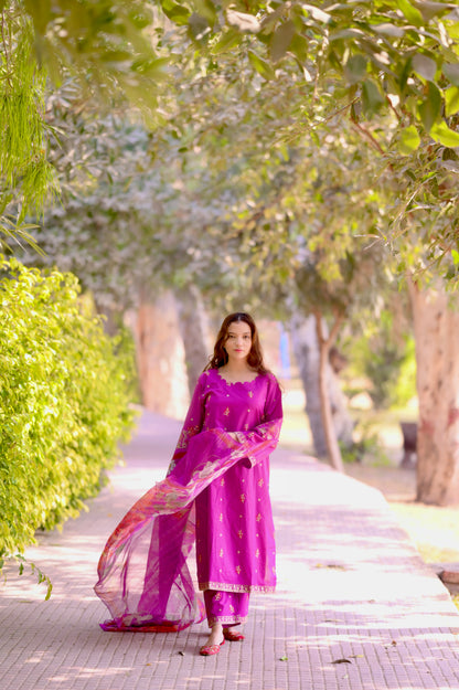 JASMINE Lawn Embroidered Dress