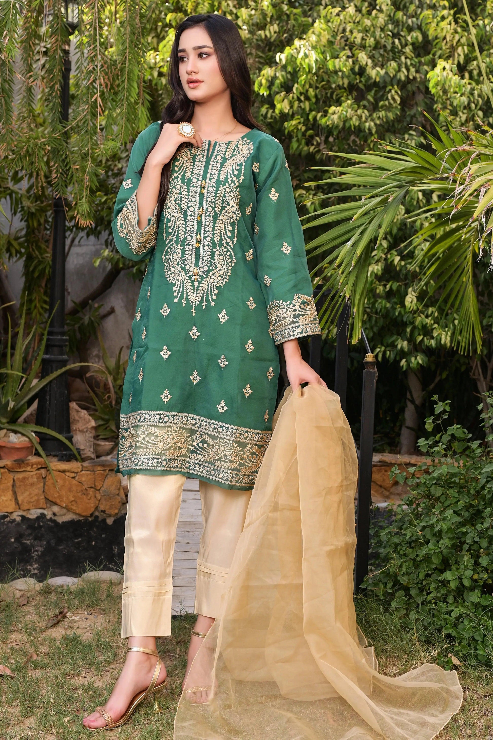 Taskeen - Green Exclusive Formal Mak Fashion 