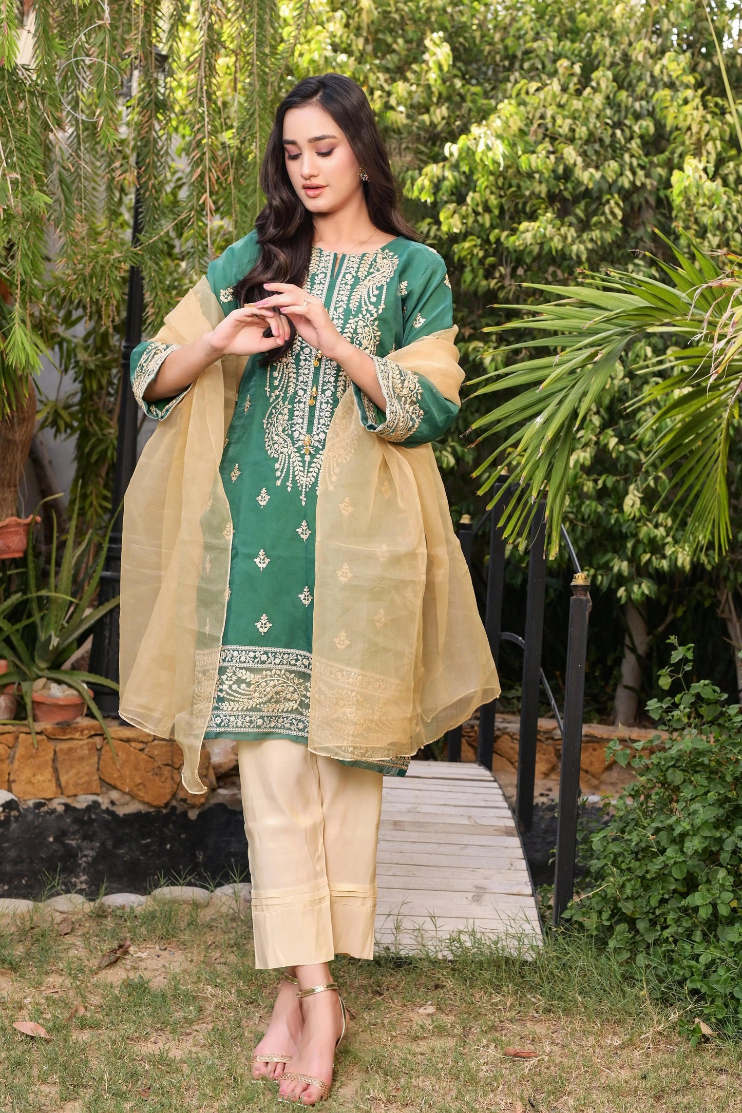 Taskeen - Green Exclusive Formal Mak Fashion 