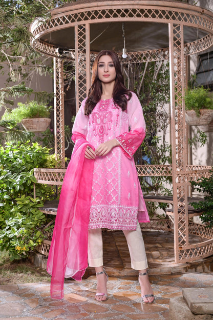 Tabeer - Gradient Pink Exclusive Formal Mak Fashion 